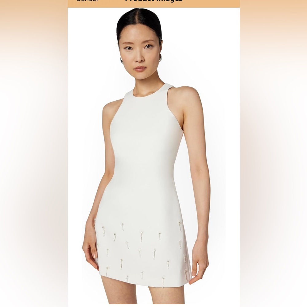 Likely White Sleeveless Dress